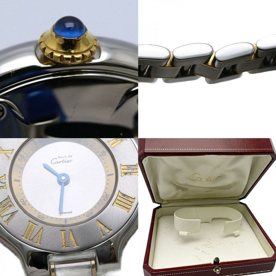 卡地亞 (CARTIER) 卡地亞 Must 21 SM W10073R6 女士腕錶 SSxGP 130524-10