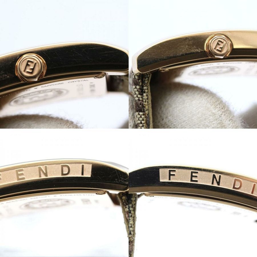 FENDI Classico F704222DF-N 7000L 女士腕錶,不鏽鋼 x 皮革,130526-9