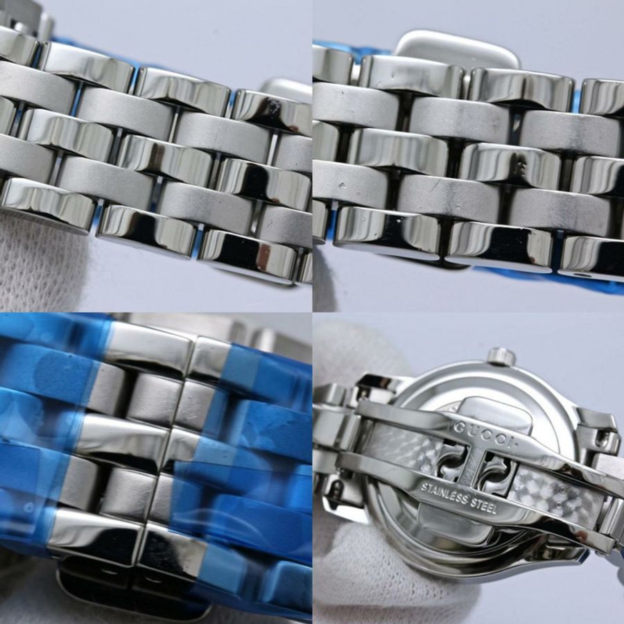 GUCCI G-Class 鑽石腕錶 YA055501 5500L 女士 SS 40521-9