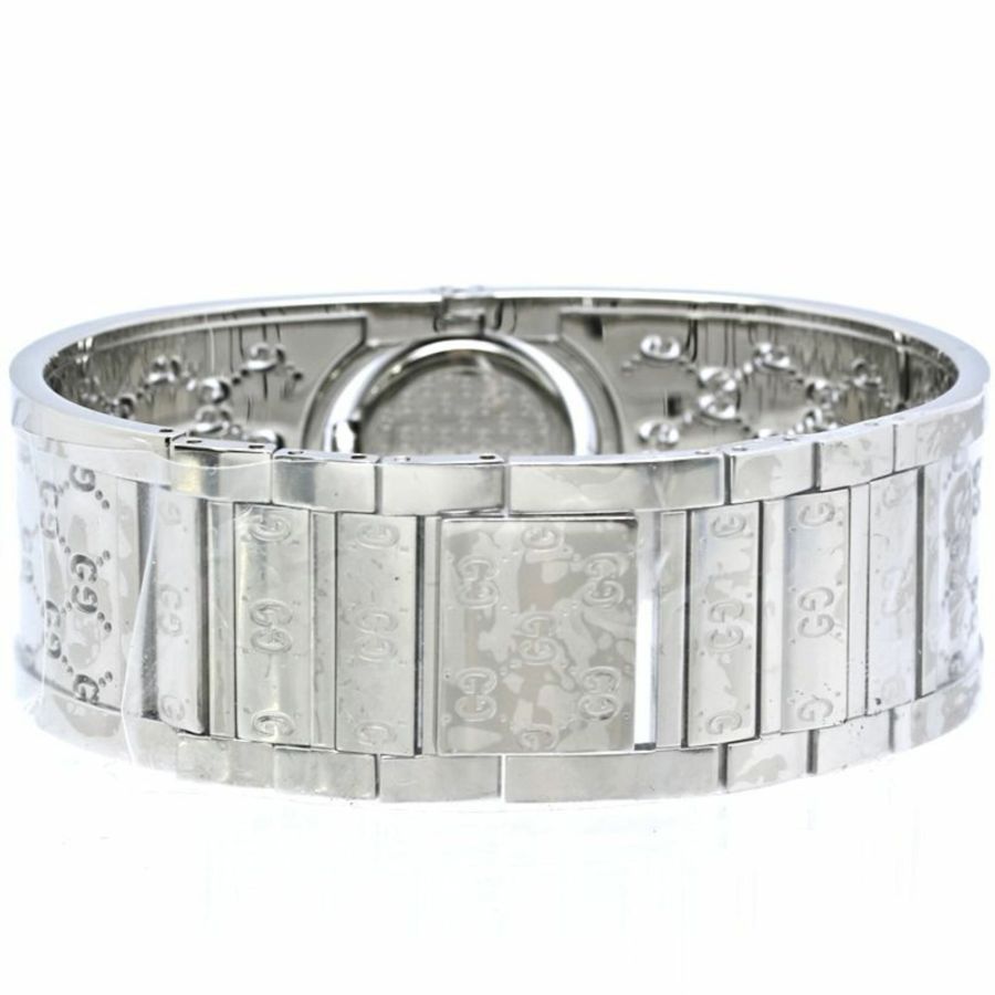 GUCCI Toile Bangle YA112513 112 女士腕錶 SS 40522-3