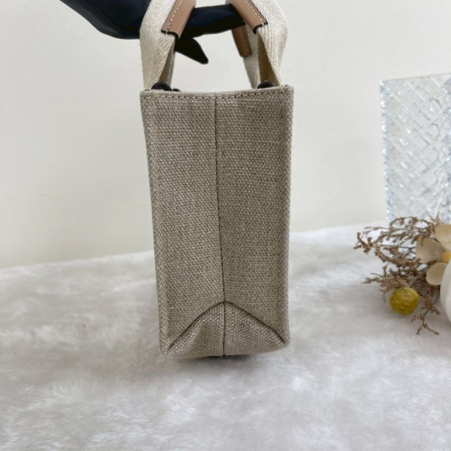 CHLOE WOODY TOTE 迷你 米色-1