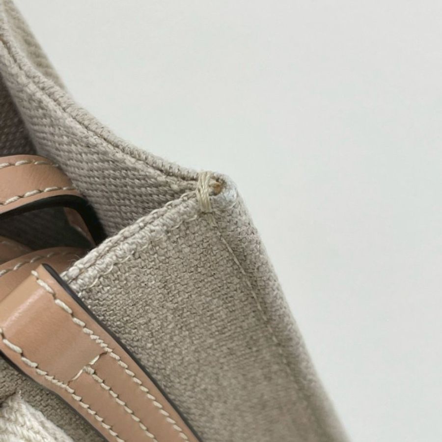 CHLOE WOODY TOTE 迷你 米色-14