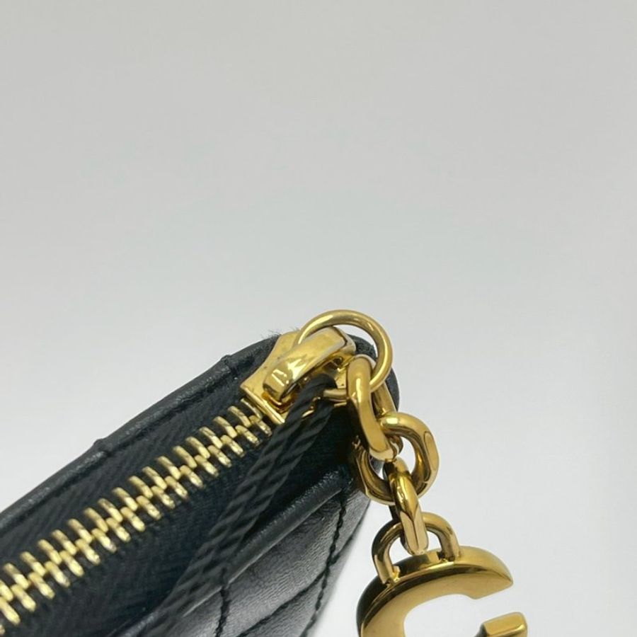 CELINE C Charm 絎縫小牛皮零錢包-9