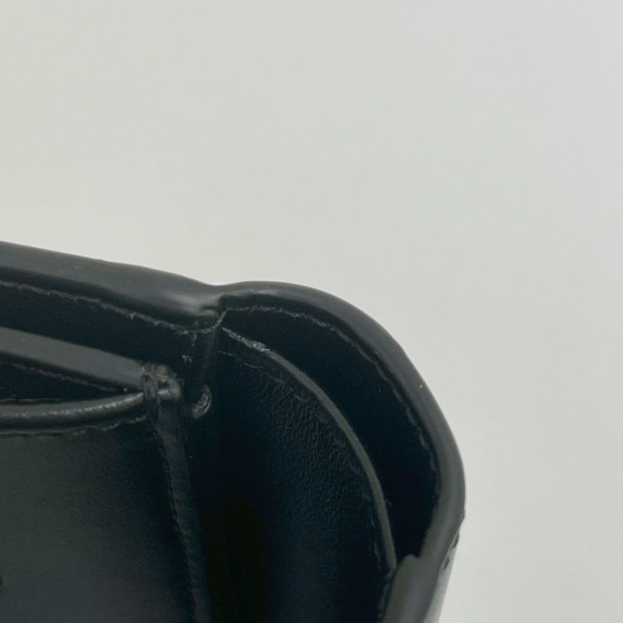 CELINE 亮面牛皮革TRIOMPHE三折短夾-12