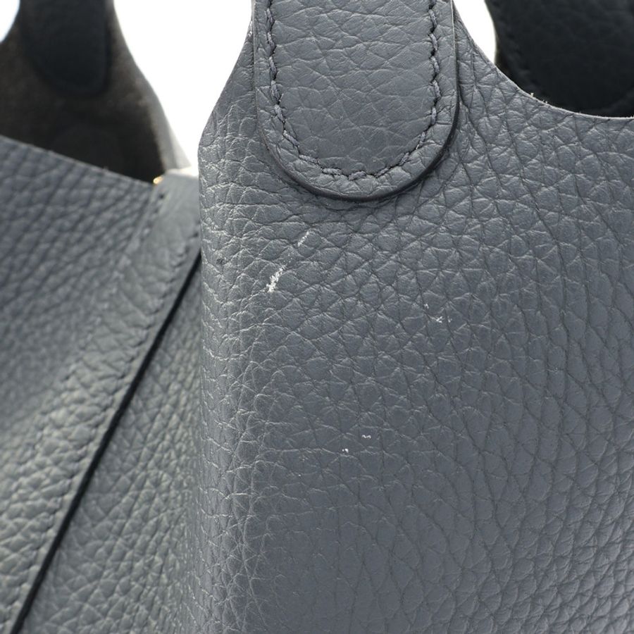 石板灰 Clemence牛皮 Picotin Lock 18 手提包 B刻 (無鑰匙)【HERMES 愛馬仕】 H056289CC-9