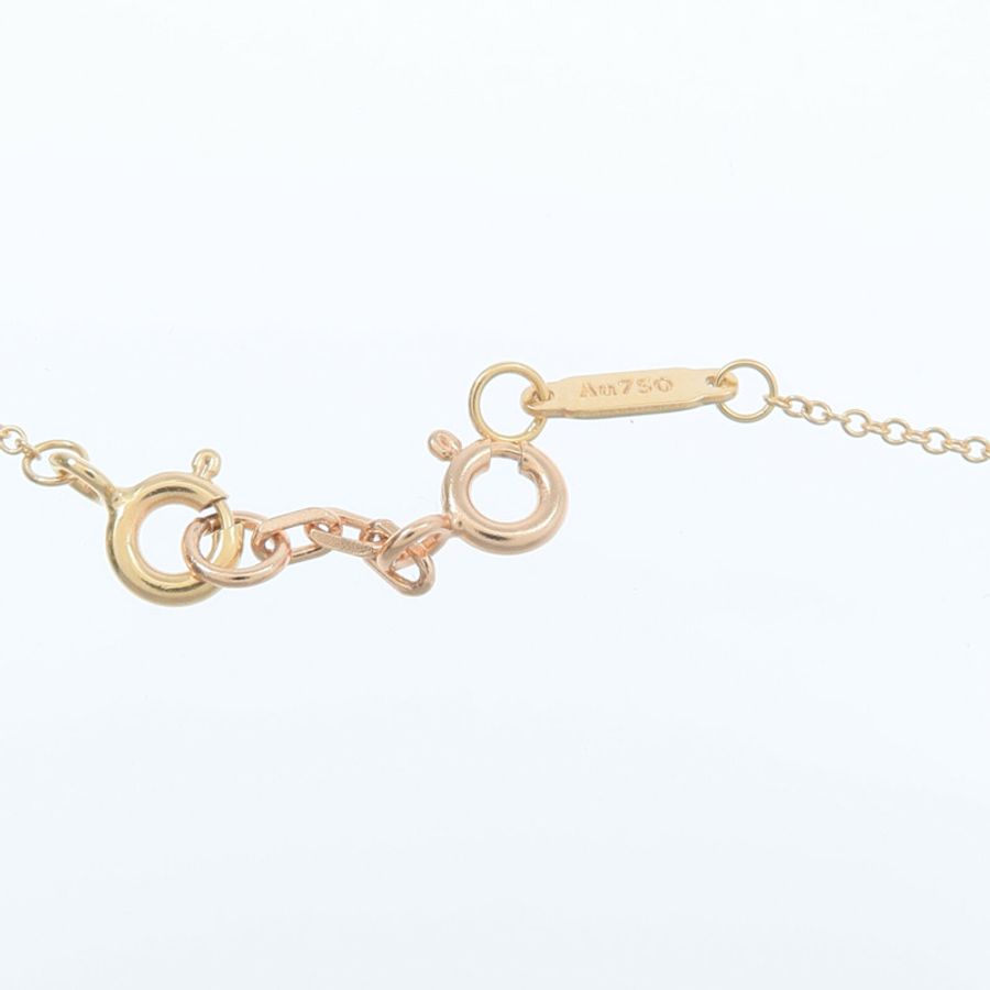TIFFANY&CO 18K玫瑰金Heart Diamond Pendant鑽石項鍊-5