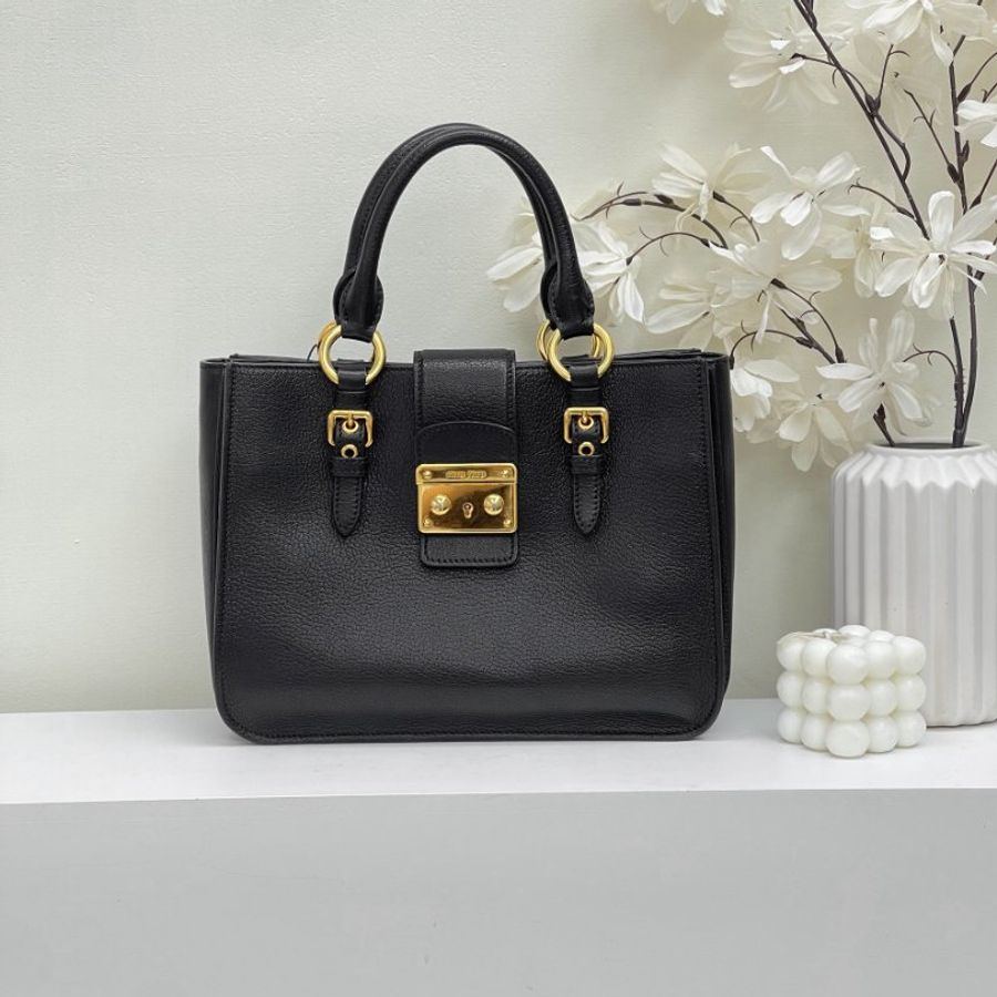 MIUMIU MADRAS 兩用手提包 中號-0