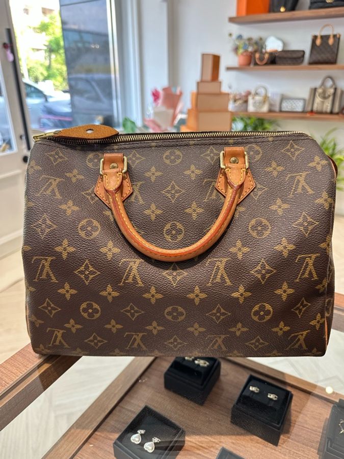 LV Monogram Speedy 30 手提包-0