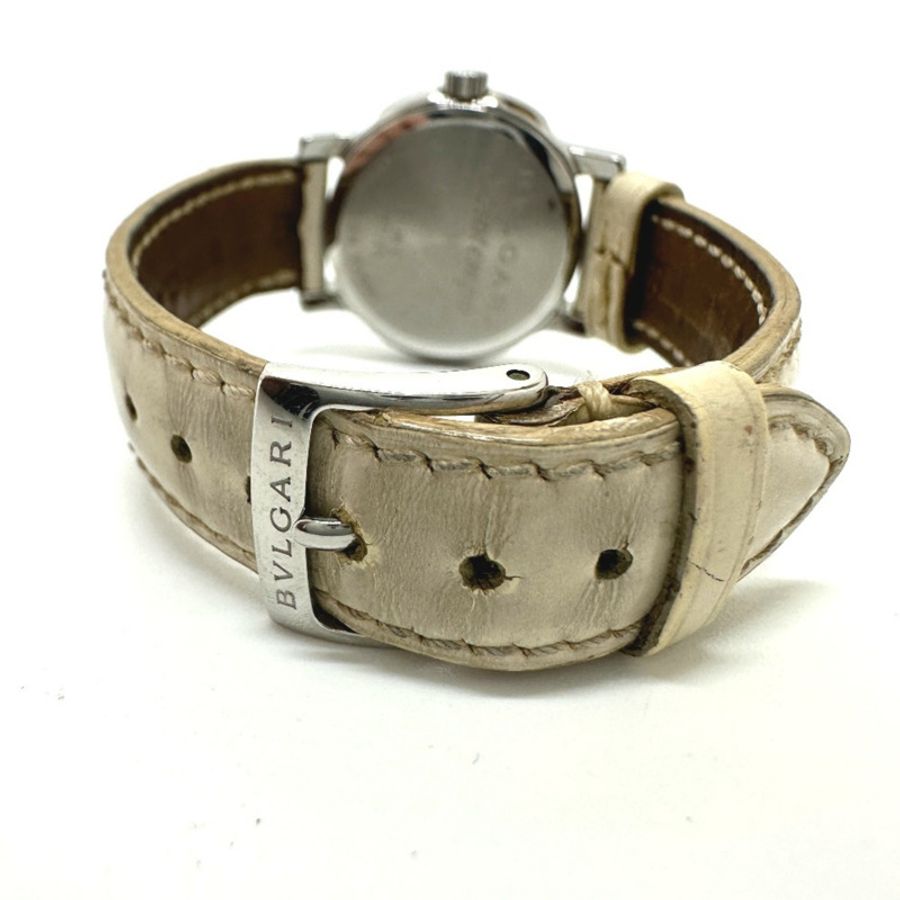寶格麗 (BVLGARI) ST29S Solotempo 石英日期腕錶 不鏽鋼皮錶帶 女士銀色 S-240202-4-3