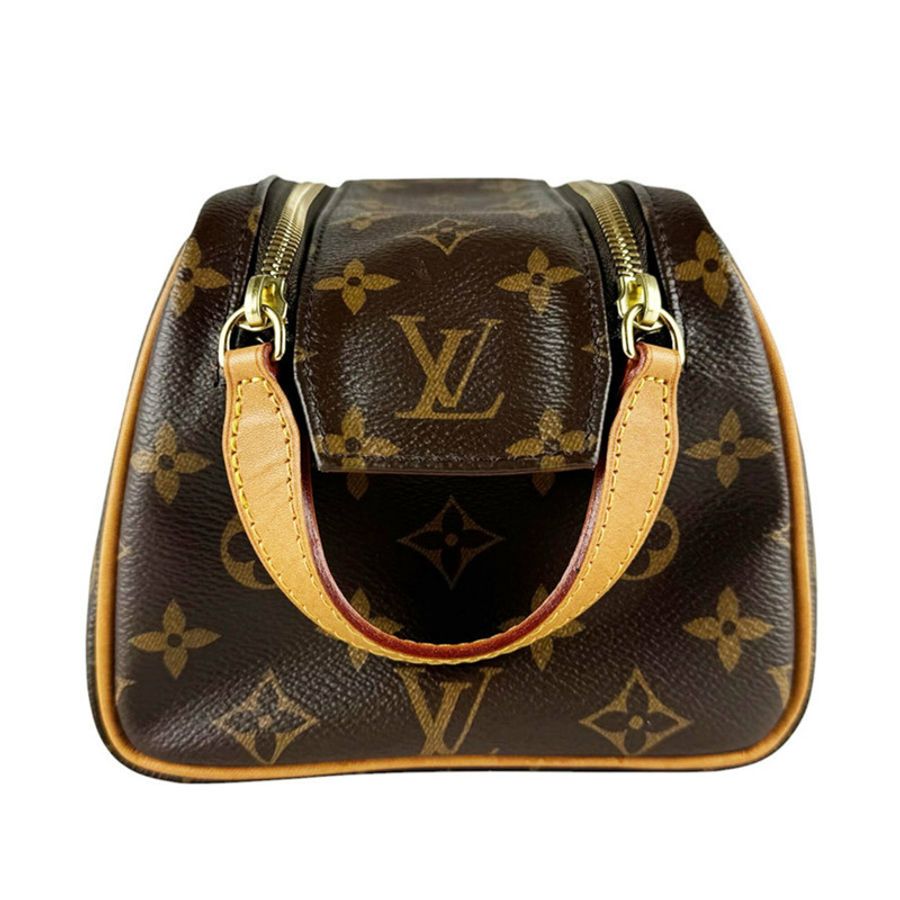 路易威登 LOUIS VUITTON Second Bag 手提包袋 Monogram Dopp Kit 帆布棕色男士 M44494 z10330-1
