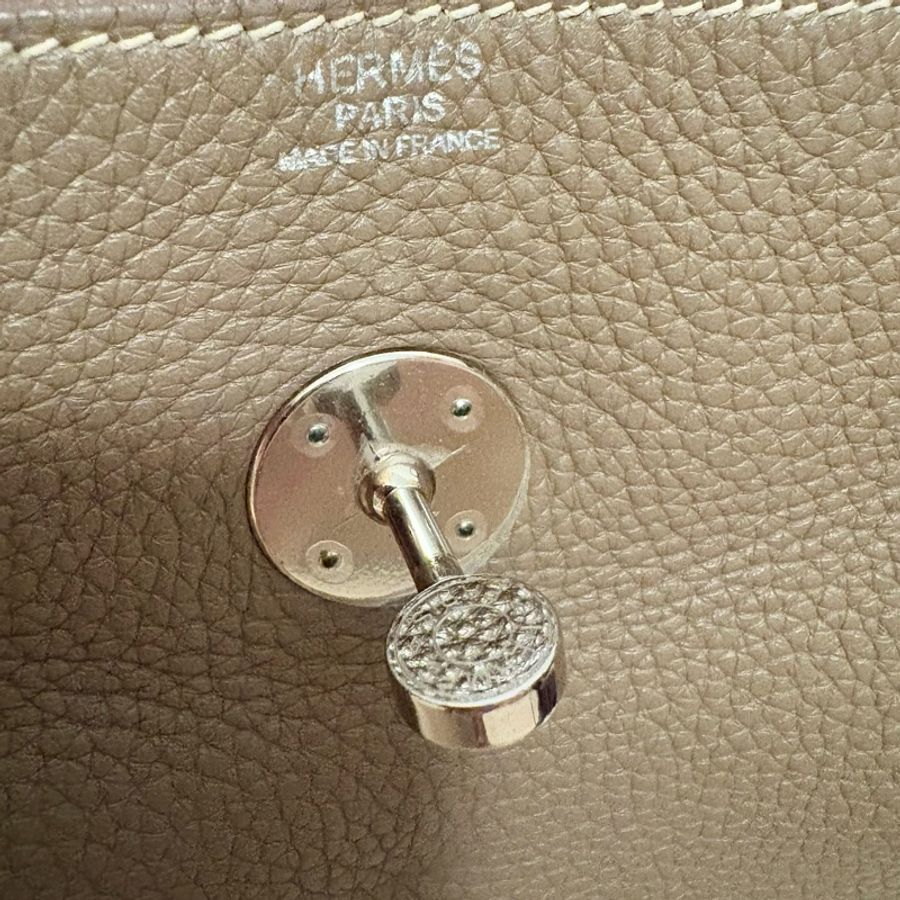 Hermes Lindy 30 大象灰銀釦-3