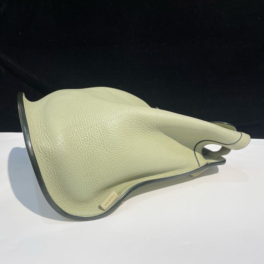 Hermes 愛馬仕 氣泡綠 sherpa全皮雙肩包 22x30x13-3
