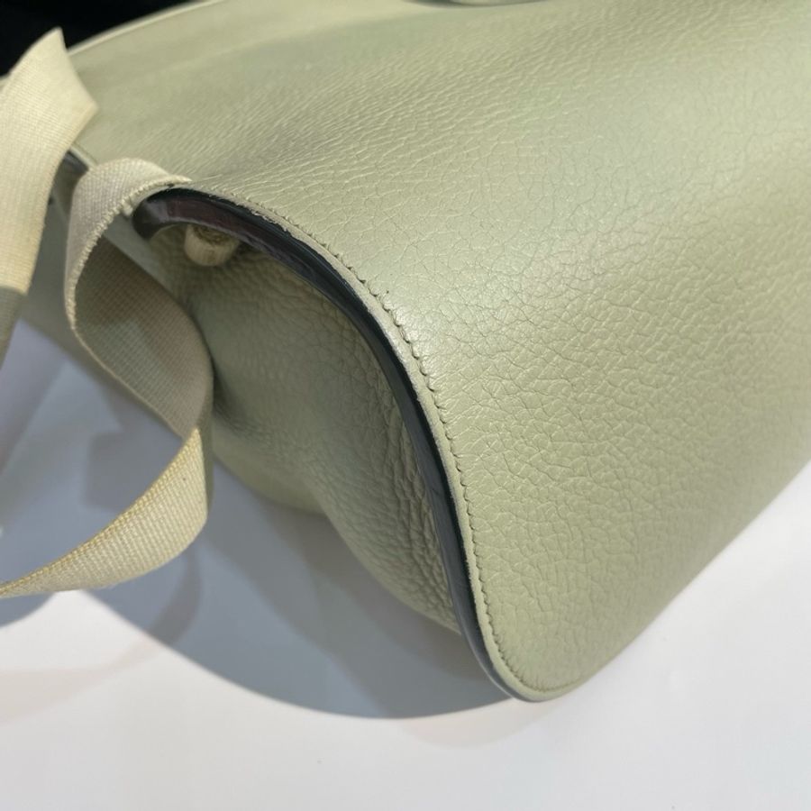 Hermes 愛馬仕 氣泡綠 sherpa全皮雙肩包 22x30x13-14