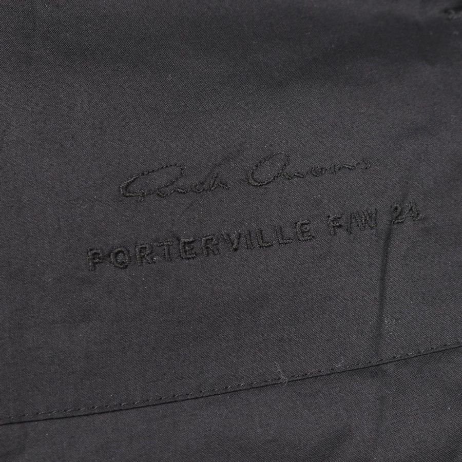 Rick Owens BRAD JKT Brad 夾克 塗層牛仔布絎縫短夾克 其他夾克 棉 黑色 二手 男士-2
