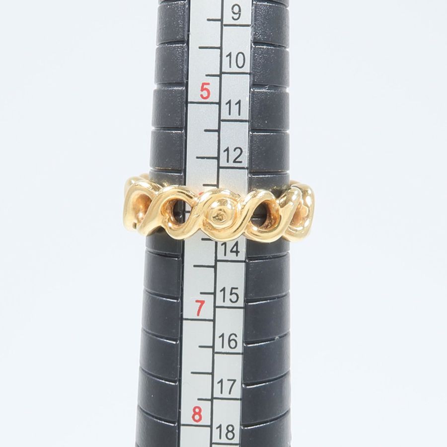 CHANEL 18K黃金Color Stone Ring彩色寶石戒指-6