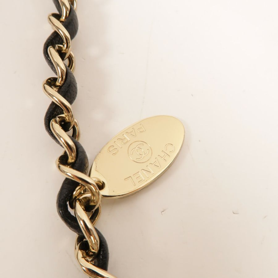 CHANEL 牛皮皮革Chain Shoulder肩背袋-6