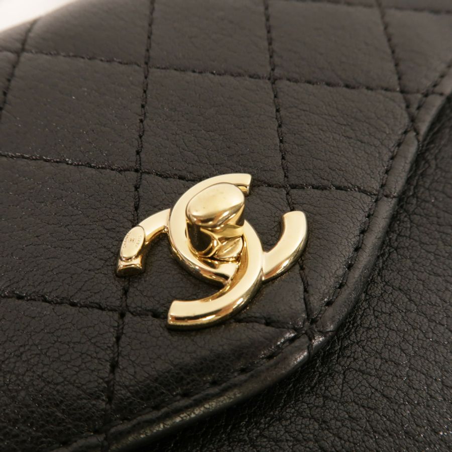 CHANEL 牛皮皮革Chain Shoulder肩背袋-7