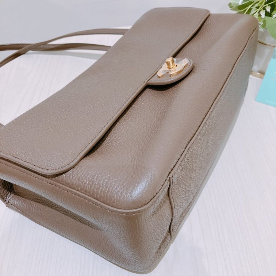 TK2106 香奈兒 大象灰金扣 特大號蓋手袋 32cm Maxi Flap bag Grained Calfskin Grey X GHW-7