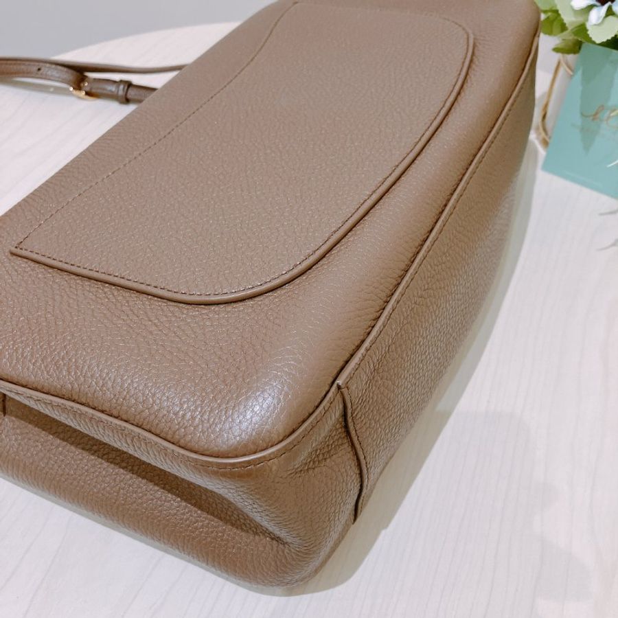 TK2106 香奈兒 大象灰金扣 特大號蓋手袋 32cm Maxi Flap bag Grained Calfskin Grey X GHW-10