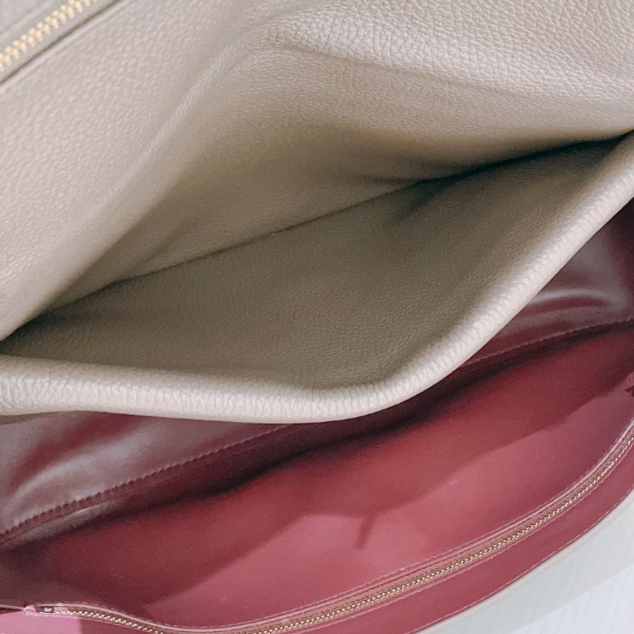 TK2106 香奈兒 大象灰金扣 特大號蓋手袋 32cm Maxi Flap bag Grained Calfskin Grey X GHW-17