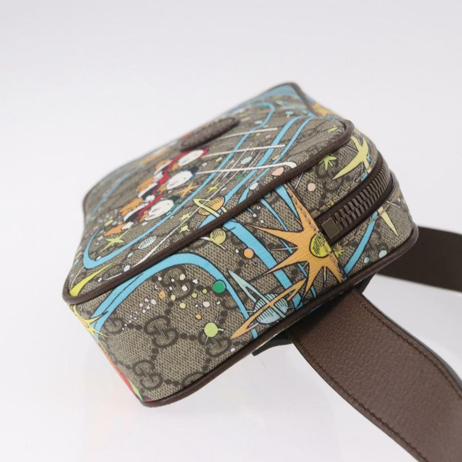 【日本直送】GUCCI GG Supreme Disney 聯名腰包 PVC 米色 602695 正品 ep15081M-2