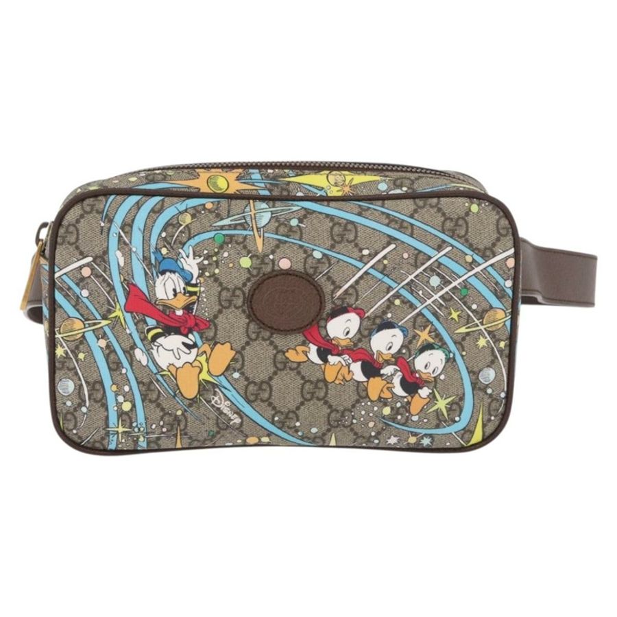 【日本直送】GUCCI GG Supreme Disney 聯名腰包 PVC 米色 602695 正品 ep15081M-12