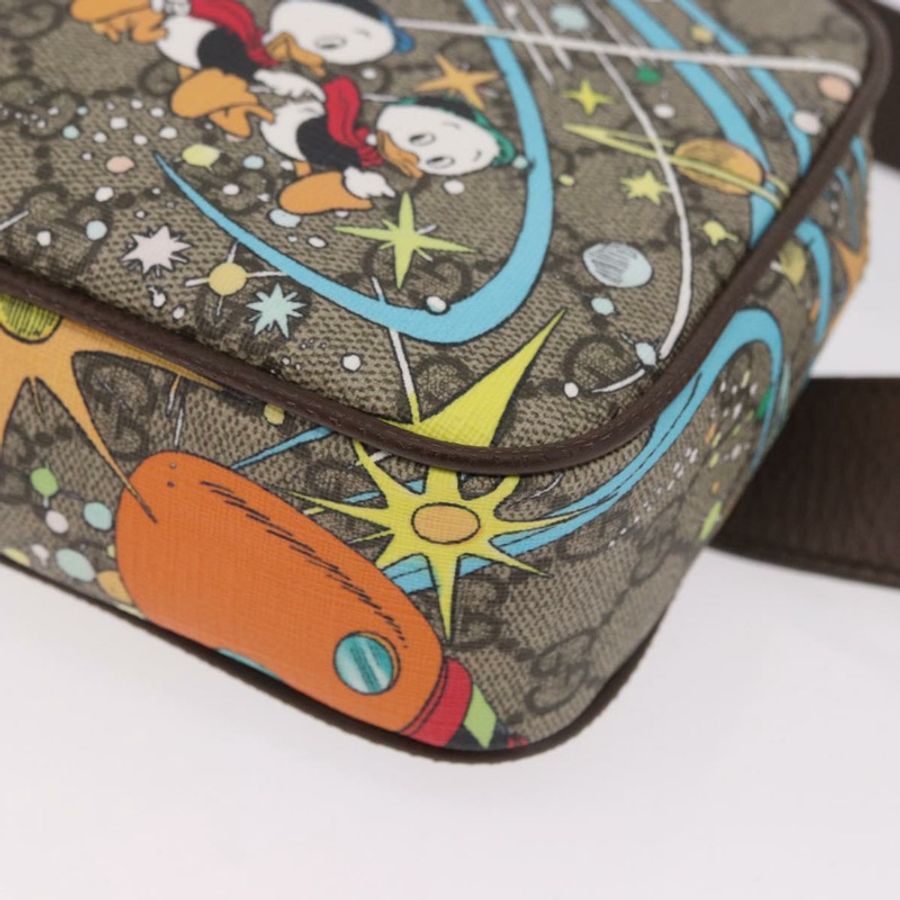 【日本直送】GUCCI GG Supreme Disney 聯名腰包 PVC 米色 602695 正品 ep15081M-14