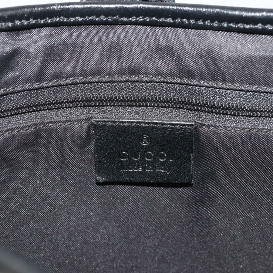 【日本直送】GUCCI GG帆布Jackie肩包 黑色 銀色 001.3306 正品 BA13943-17