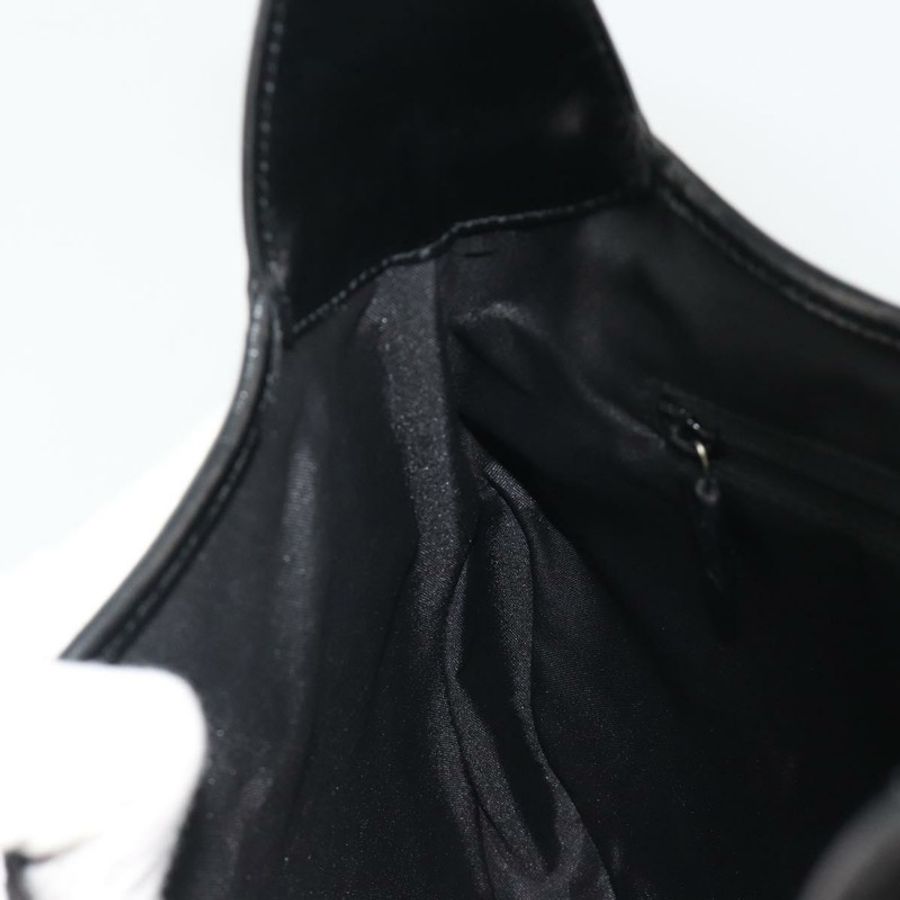 【日本直送】GUCCI GG帆布Jackie肩包 黑色 銀色 001.3306 正品 BA13943-19