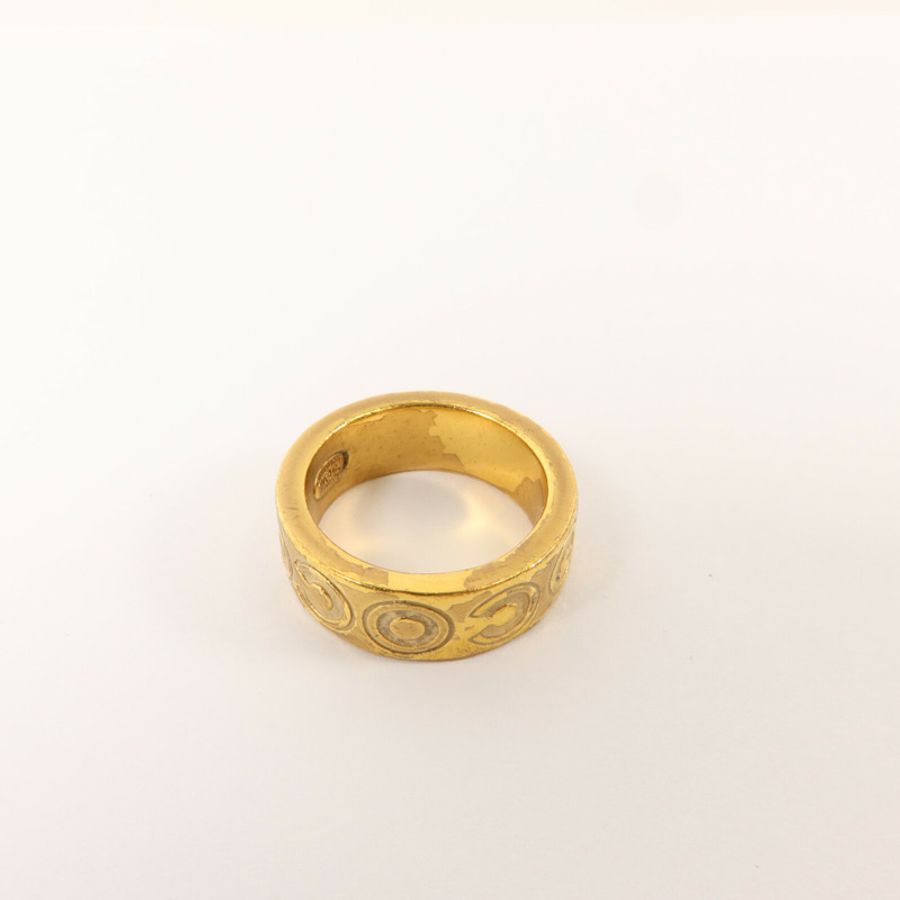 CHANEL 金屬CC Vintage Ring戒指-9