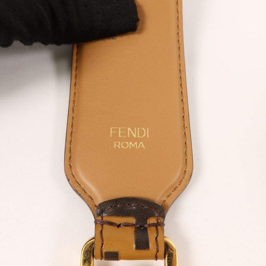 FENDI 牛皮皮革Mini Strap You Bag Strap肩帶-5