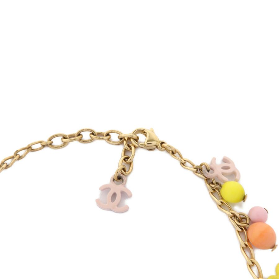 CHANEL 金屬Pastel Logo Charm Bracelet手鏈-3