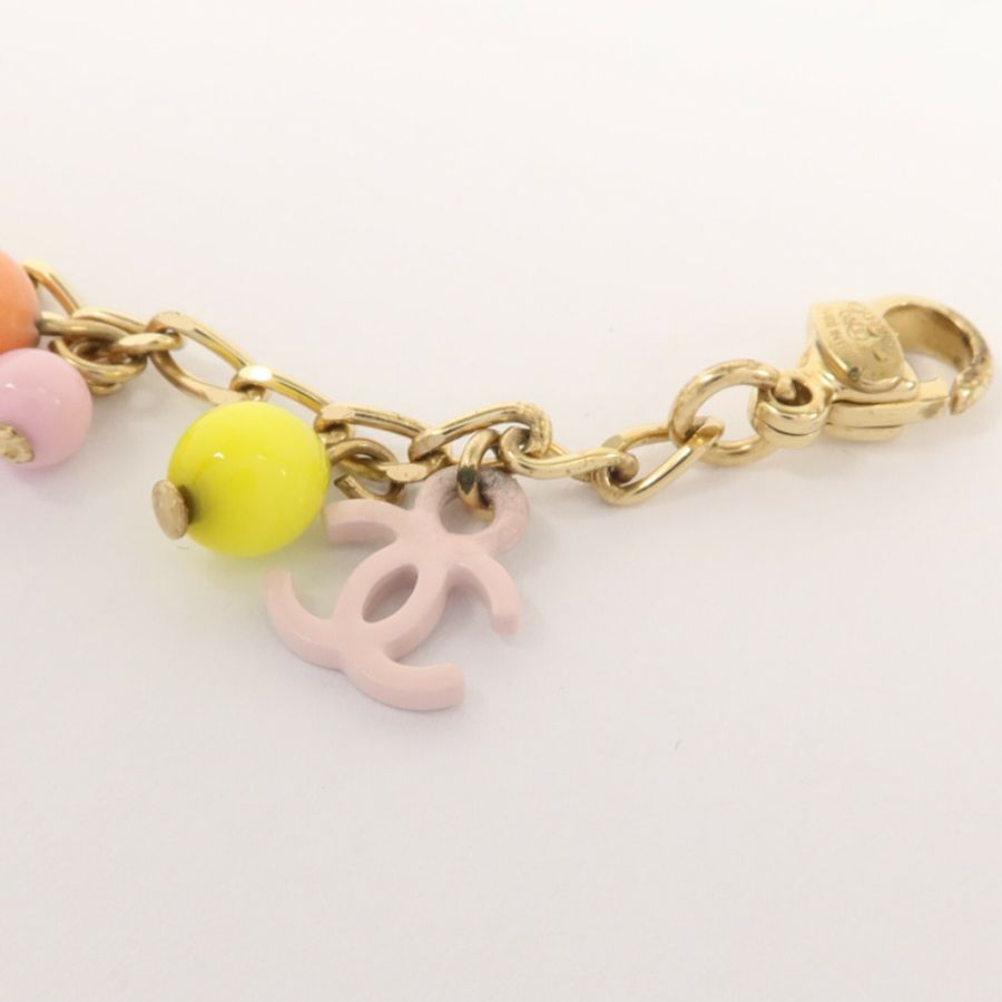 CHANEL 金屬Pastel Logo Charm Bracelet手鏈-9