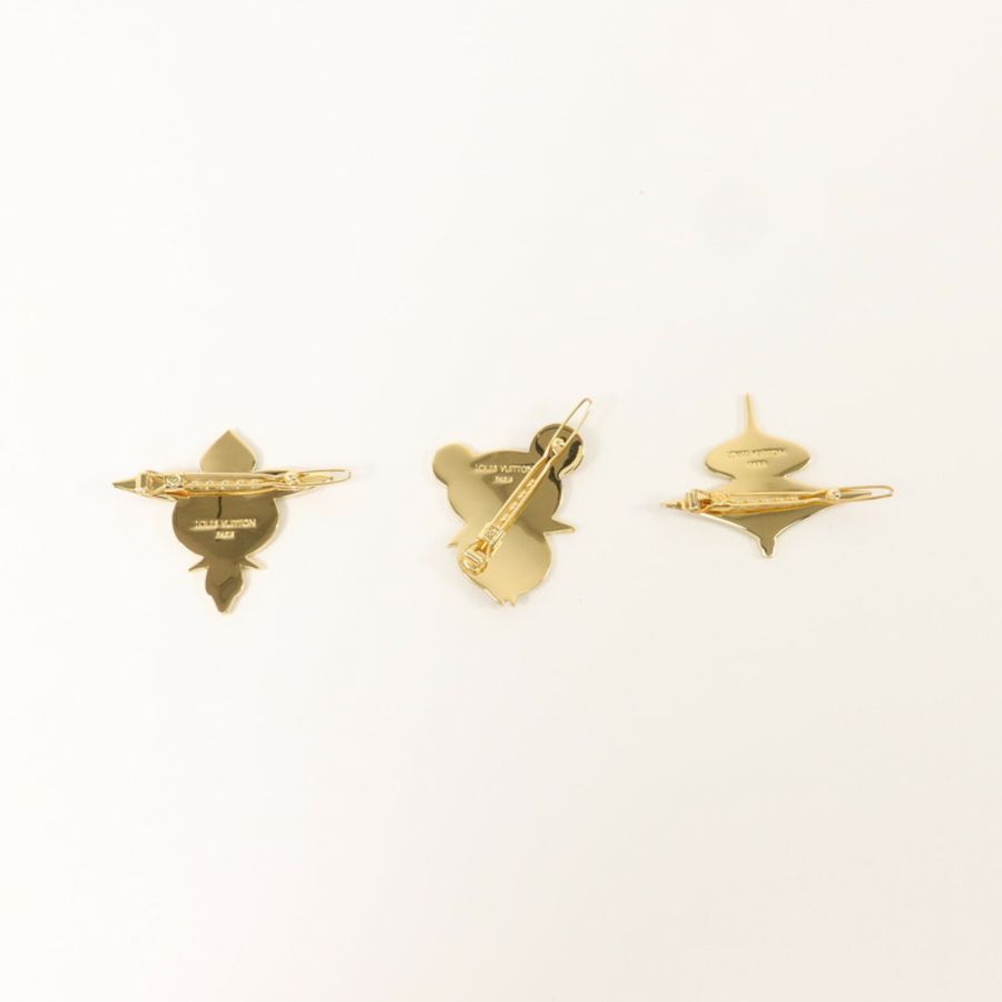 LOUIS VUITTON 金屬Takashi Murakami Hair Pin髮夾-4