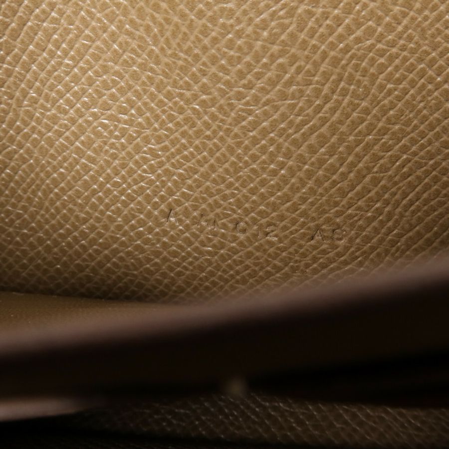HERMES Epsom皮革Kelly Long Wallet長錢包Etoupe-6