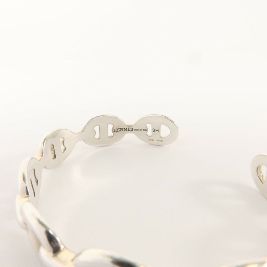HERMES 925純銀Chaine D'anare手鐲-5