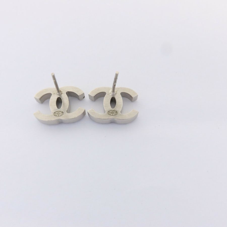 CHANEL 金屬Pierced Earring耳環-5