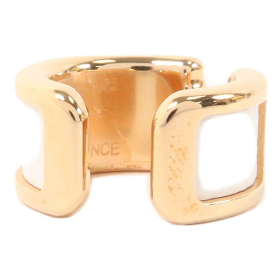 HERMES 金屬/Epsom皮革Olympe Ear Cuff耳夾-3