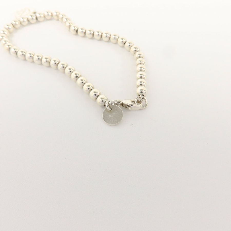 TIFFANY&CO 925純銀Return To Tiffany Heart Tag手鏈-6