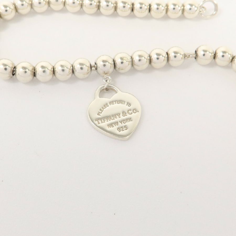 TIFFANY&CO 925純銀Return To Tiffany Heart Tag手鏈-8