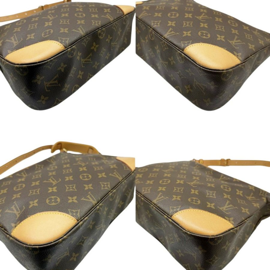 路易威登 (LOUIS VUITTON) 女士 Monogram Boulogne 30 棕色 M51265 單肩包-4
