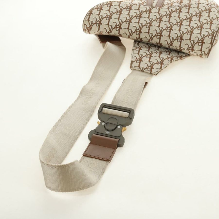 【日本直送】Christian Dior Trotter帆布馬鞍包 Cactus Jack 米色 正品 190528M-6