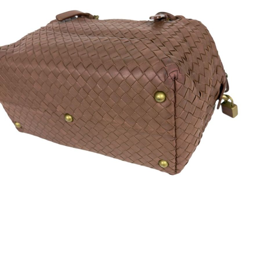 BOTTEGA VENETA 織皮 肩背包-10