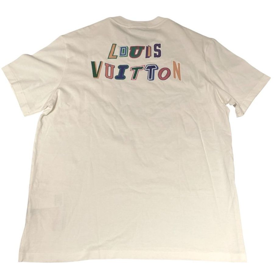 LOUIS VUITTON 路易威登 1A8X0W NBA聯名短袖T恤 棉 白色 XL-2