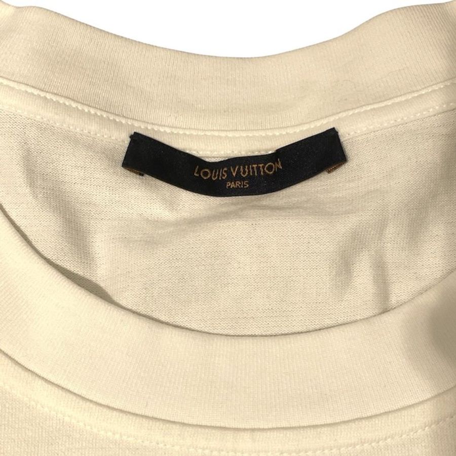 LOUIS VUITTON 路易威登 1A8X0W NBA聯名短袖T恤 棉 白色 XL-3