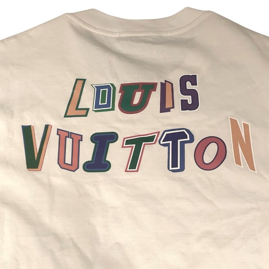 LOUIS VUITTON 路易威登 1A8X0W NBA聯名短袖T恤 棉 白色 XL-8