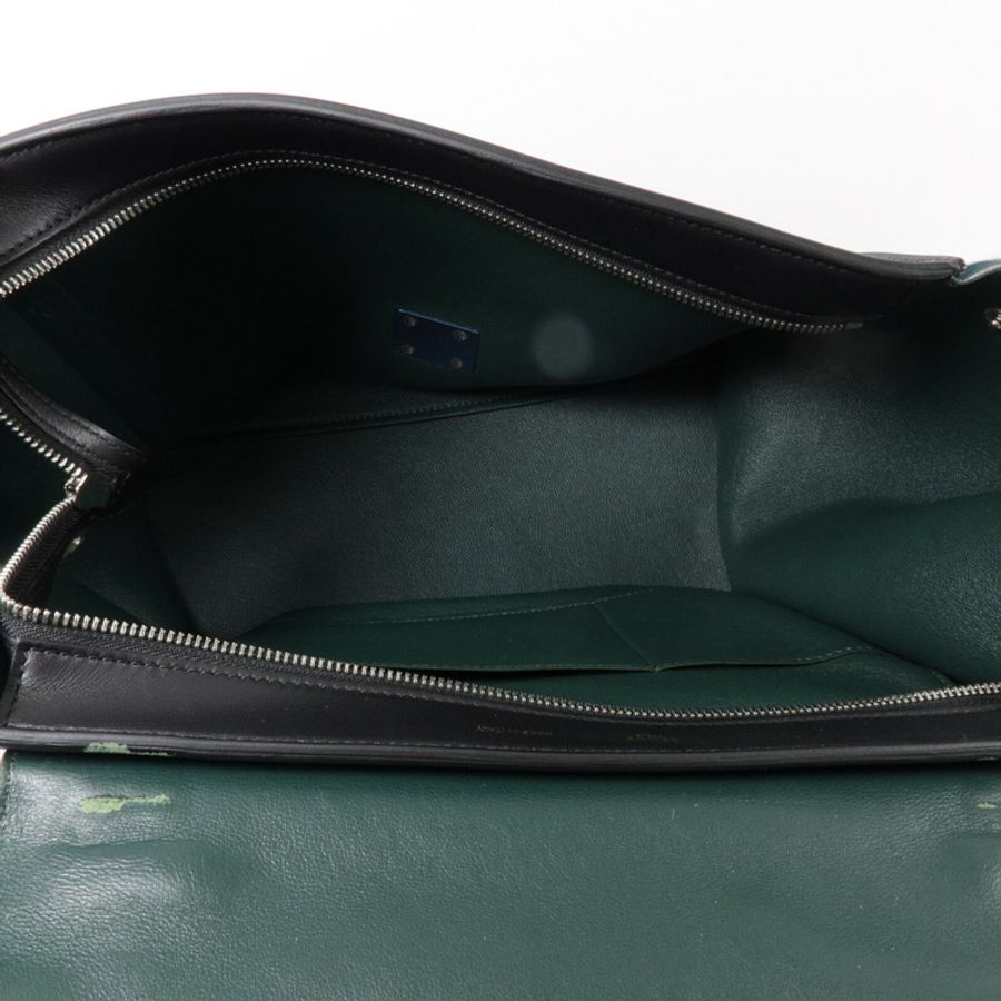 CELINE 牛皮皮革/馬毛Trapeze手挽肩背兩用袋-4