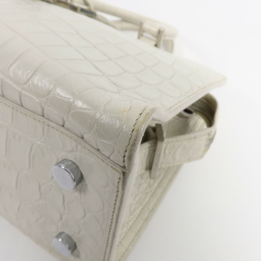 YVES SAINT LAURENT 牛皮皮革2 Way Shoulder Bag手挽肩背兩用袋-9