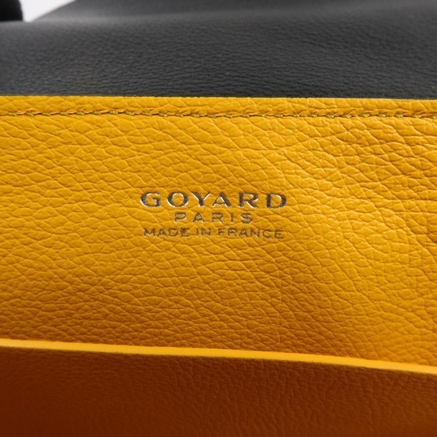 GOYARD 塗層帆布Saigon Souple Mini銀扣手挽肩背兩用袋-5