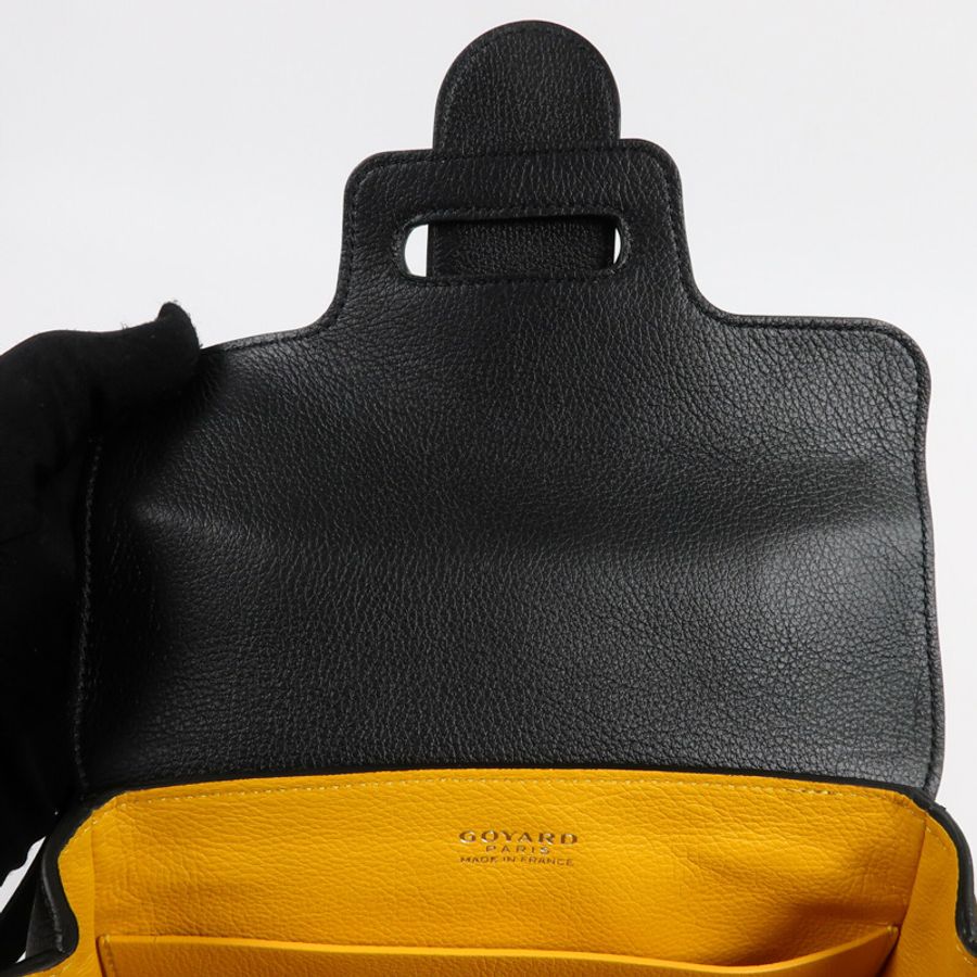 GOYARD 塗層帆布Saigon Souple Mini銀扣手挽肩背兩用袋-15